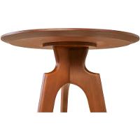 Mesa Bistrô Grécia Alta Madeira Maciça Tampo Lâminado Castanho - 6