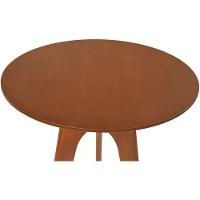 Mesa Bistrô Grécia Alta Madeira Maciça Tampo Lâminado Castanho - 9