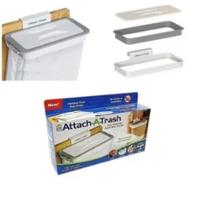 Lixeira De Cozinha Com Tampa Suspensa Portatil Para Porta Pia Armario Cesto Acoplado Suporte Porta Sacos De Lixo - 1