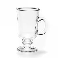 Kit 6 Caneca Cappuccino Royal Xicara De Vidro Taca Alta Cafe Chocolate Dolce Gusto Coffe 230ml Bar Restaurante - 6