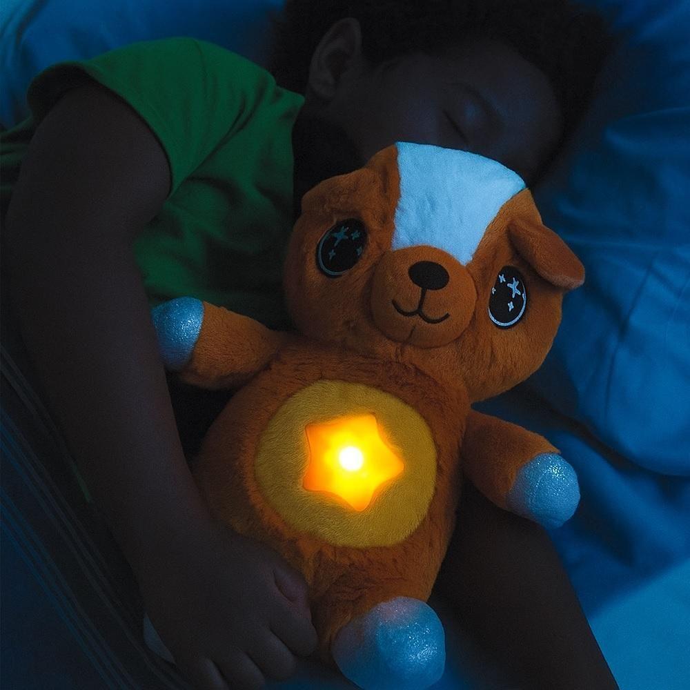 Urso Luminaria De Pelucia Musical Projetor Estrelas Ceu Teto Abajur Infantil Bebe Brinquedo Marrom - 4
