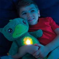 Urso De Pelucia Projetor Estrelas Ursinho Abajur Luminaria Musical Bebe Crianca Luz Noite Sono Verde