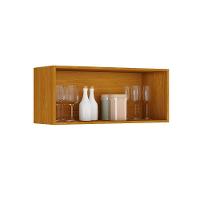 Armário Aéreo Itatiaia 1 Portas 80cm Em Madeira Cinamomo/fendi Lumina - 2