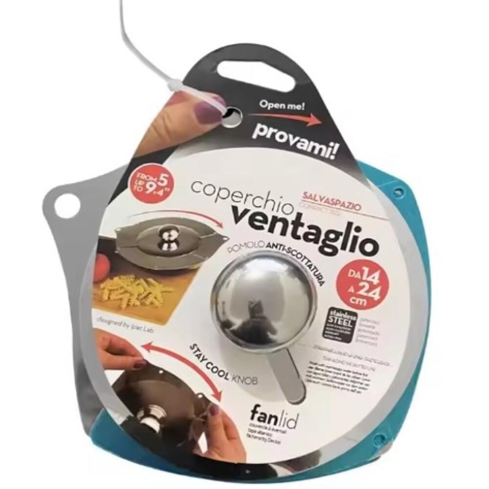 Tampa De Panela Frigideira Em Inox Universal Tamanho Ajustavel Até 31cm Retratil Potes Cozinha - 3