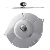 Tampa De Panela Frigideira Em Inox Universal Tamanho Ajustavel Até 31cm Retratil Potes Cozinha - 2