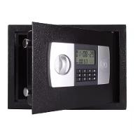 Cofre Eletronico Digital Grande Senha Chave Porta Documentos Armas Display Lcd Bandeja Chumbadores Com Suporte De Parede - 5