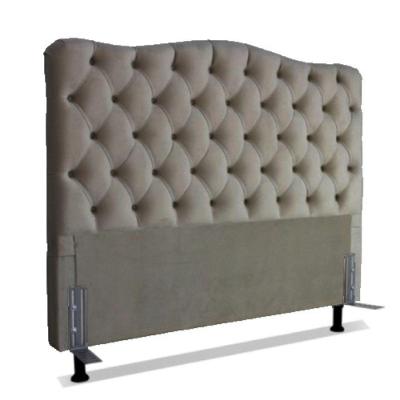 Cabeceira Casal 138 - Bello Box - Dunas Veludo Camurça