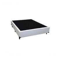 Cama Box Casal Sintético Branco Com Colchão Espuma D33 Marrocos 30cm - 3