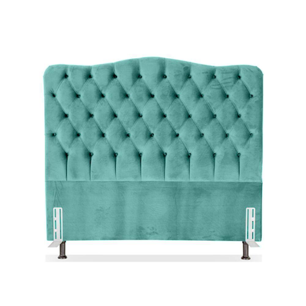Cabeceira Queen 158 - Bello Box - Dunas Veludo Tiffany - 2