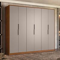 Guarda Roupa Casal 6 Portas E 6 Gavetas Atrice Nogueira/nude Prime Tx Demobile Nogueira/nude Prime Tx - 2