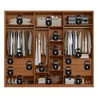 Guarda Roupa Casal 6 Portas E 6 Gavetas Atrice Nogueira/nude Prime Tx Demobile Nogueira/nude Prime Tx - 3