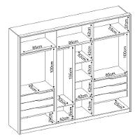 Guarda Roupa Casal 6 Portas E 6 Gavetas Atrice Nogueira/nude Prime Tx Demobile Nogueira/nude Prime Tx - 7