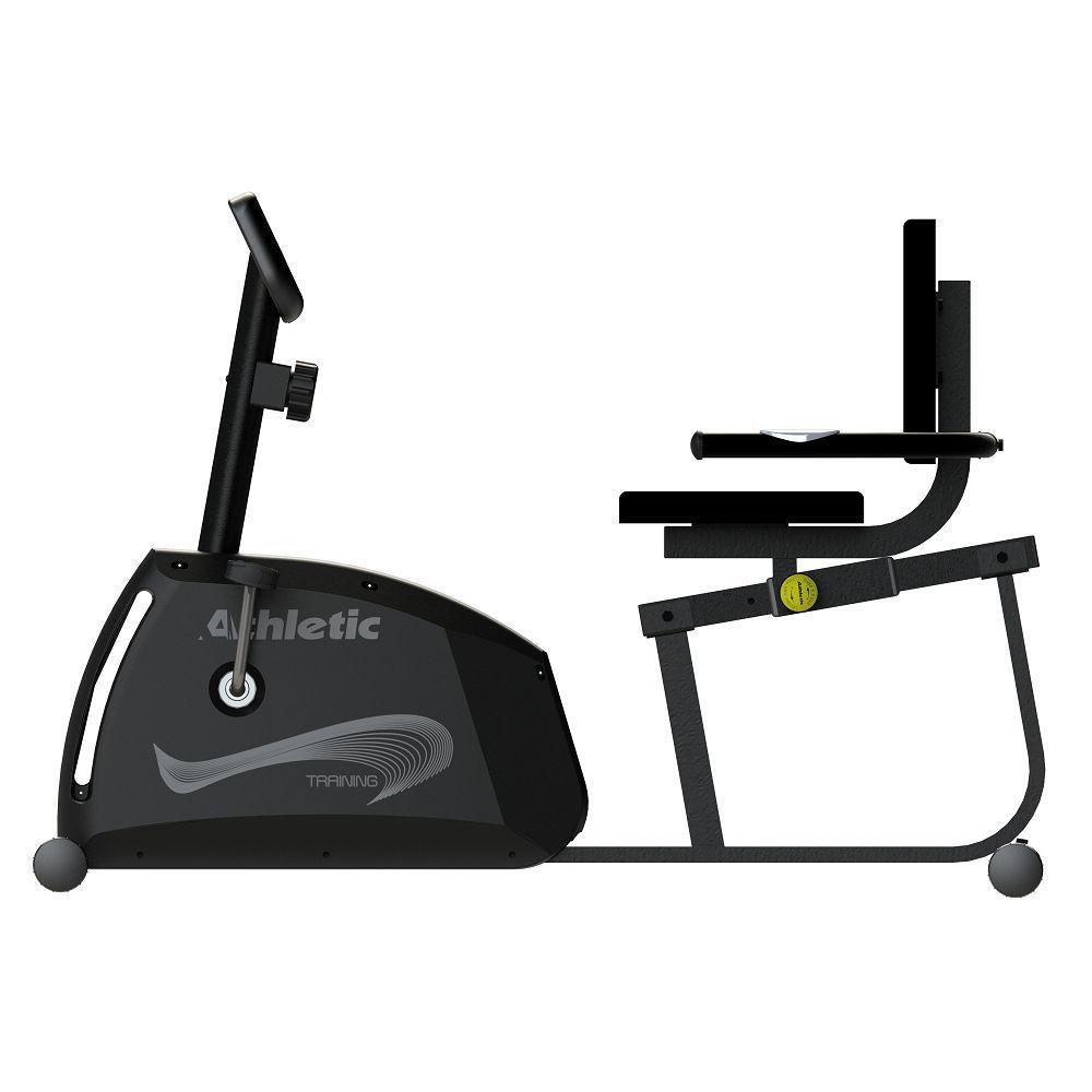 Bicicleta Ergométrica Horizontal Athletic Training 8 Níveis Magnéticos 140kg Conforto Pedal Suave - 7
