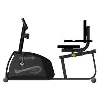 Bicicleta Ergométrica Horizontal Athletic Training 8 Níveis Magnéticos 140kg Conforto Pedal Suave - 7