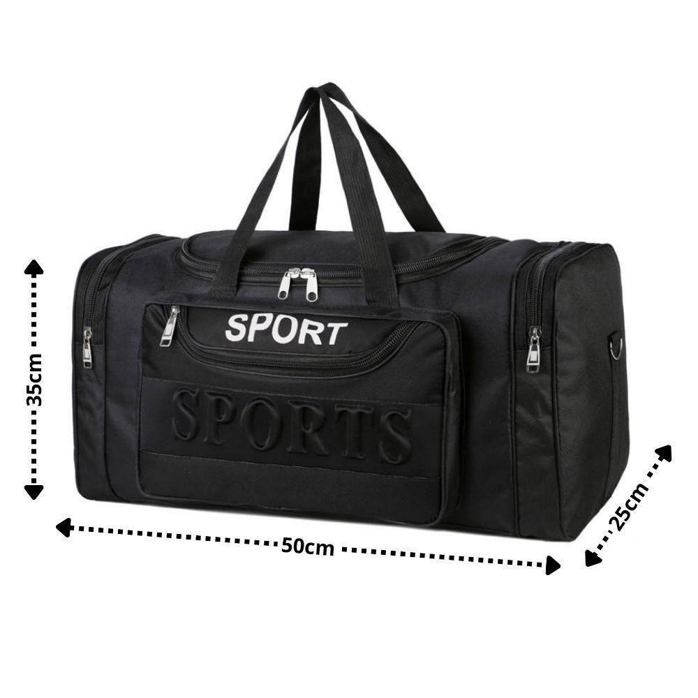 Bolsa Mala Mao Esportiva Mochila Sacola Treino Academia Viagem Masculina Feminina Azul - 5