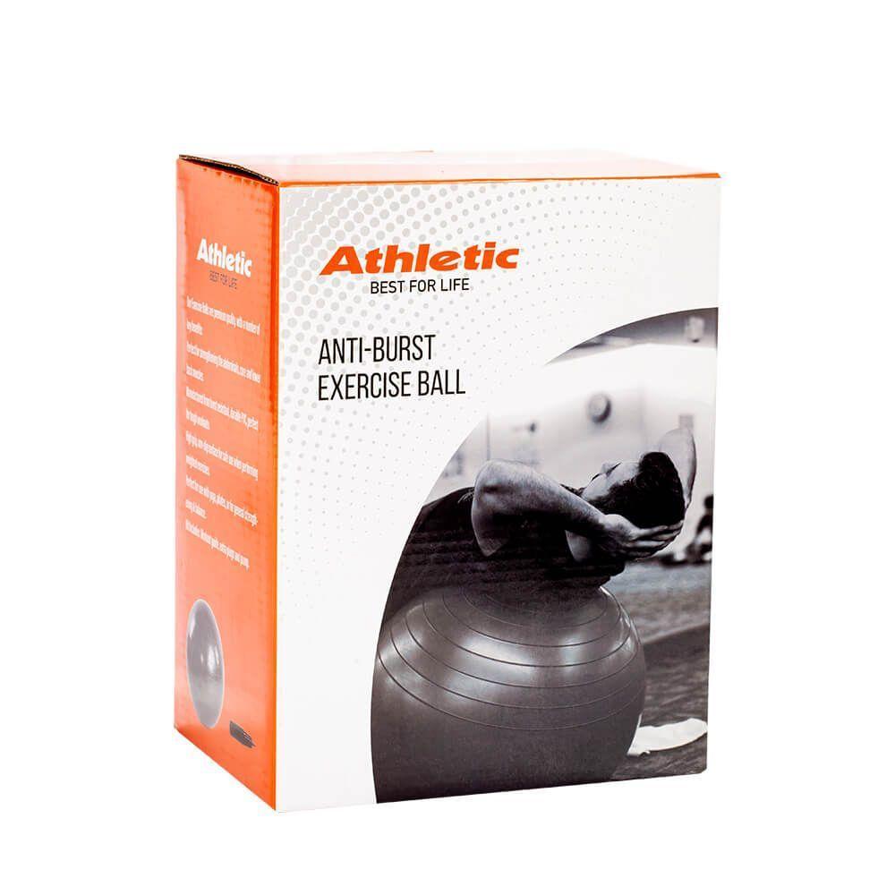 Bola De Ginástica Athletic 65cm Antiestouro Suporta 200kg Com Bomba Inclusa Para Treino Completo Em Casa - 5