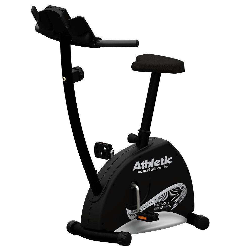 Bicicleta Vertical Athletic Advanced Magnetron 8 Níveis Magnéticos Suporta 140kg Monitor 16 Funções - 6