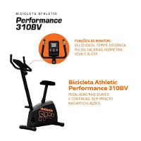 Bicicleta Ergométrica Athletic Performance 310bv Residencial Suporta 150kg 8 Níveis Monitor De Pulso - 5