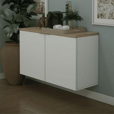 Balcão Nature 110cm Estilare Blc4035 Branco-carvalho