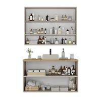 Conjunto Nature 110cm Estilare CNJ4036 Nude-carvalho