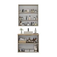 Conjunto Nature 75cm Estilare CNJ4012 Nude-carvalho