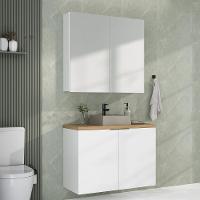 Conjunto Nature 90cm Estilare CNJ4033 Branco-carvalho - 1