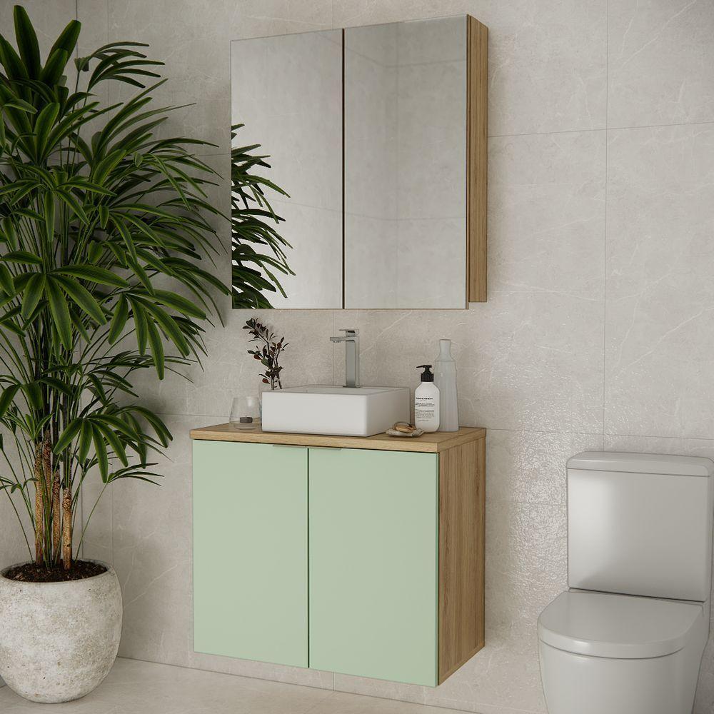 Conjunto Nature 75cm Estilare CNJ4012 Carvalho-verde - 1