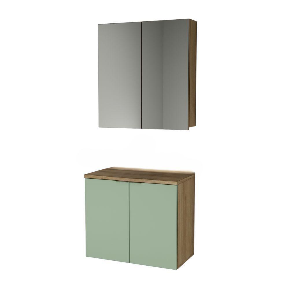 Conjunto Nature 75cm Estilare CNJ4012 Carvalho-verde - 2