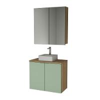 Conjunto Nature 75cm Estilare CNJ4012 Carvalho-verde - 3