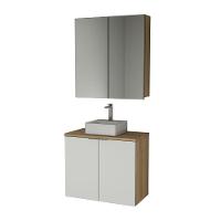 Conjunto Nature 75cm Estilare CNJ4012 Carvalho-branco - 3