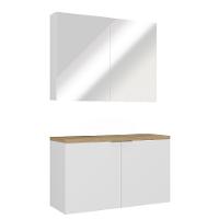 Conjunto Nature 110cm Estilare CNJ4036 Branco-carvalho - 2