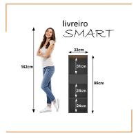 Conjunto De Escritório Tech 9 Livreiro 1 Buffet E 10 Mesas 9 - Preto E Cedro Preto E Cedro - 8