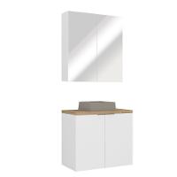 Conjunto Nature 75cm Estilare CNJ4012 Branco-carvalho - 3