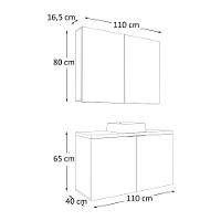 Conjunto Nature 110cm Estilare CNJ4036 Carvalho-verde - 6