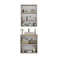 Conjunto Nature 60cm Estilare Cnj4009 Nude/carvalho