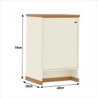 Conjunto Escritório Office Escrivaninha Balcões Gaveteiro Ve - Off White/naturale Off White/naturale