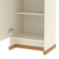 Conjunto Escritório Office Escrivaninha Balcões Gaveteiro Ve - Off White/naturale Off White/naturale - 8