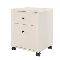 Conjunto Escritório 3 Peças - Mesa Armário E Gaveteiro Verbe - Offwhite/naturale Offwhite/naturale - 6