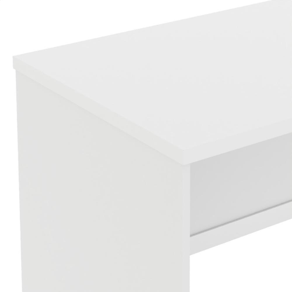 Conjunto Escritório 2 Peças - Mesa E Armário Verbena - Branco Branco - 6