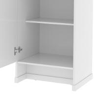 Conjunto Escritório 2 Peças - Mesa E Armário Verbena - Branco Branco - 5