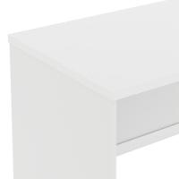 Conjunto Escritório 2 Peças - Mesa E Armário Verbena - Branco Branco - 6