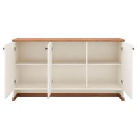 Conjunto Escritório 2 Peças - Buffet E Armário Verbena - Offwhite/naturale Offwhite/naturale - 7