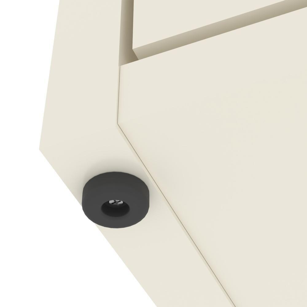 Conjunto De Escritório Tech 9 Livreiro 1 Buffet E 10 Mesas 9 - Off White E Cedro Off White E Cedro - 7