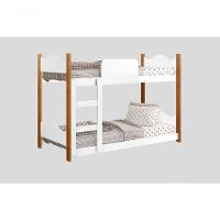 Beliche Infantil Encanto Branco Grenat Com Colchões - Gabrielli Móveis - 2