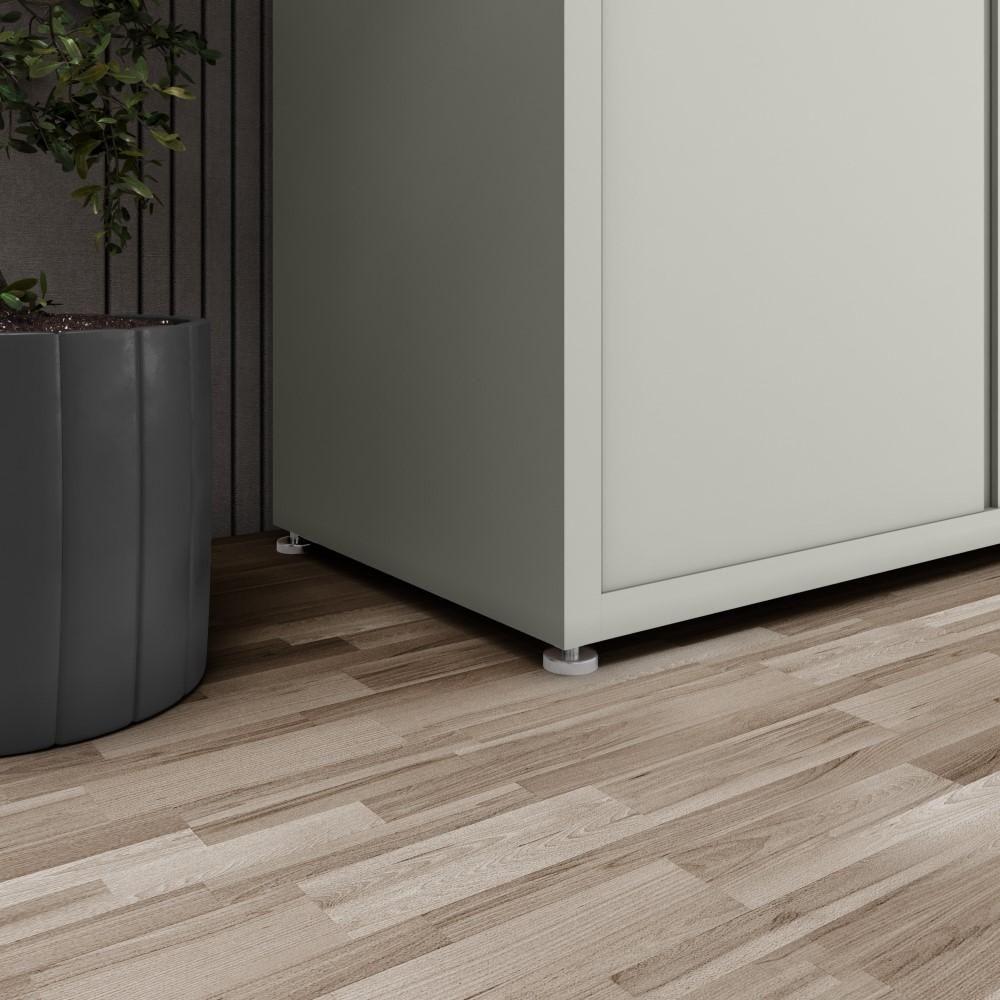 Conjunto De Escritório Office 2 Peças Mesa Armário Alto Tund - Fendi E Freijó Fendi E Freijó - 7