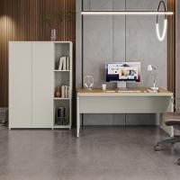 Conjunto De Escritório Office 2 Peças Mesa Armário Alto Tund - Fendi E Freijó Fendi E Freijó - 2