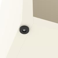 Conjunto De Escritório 2 Peças Tech Office Livreiro E Aparad - Off White E Cedro Off White E Cedro - 5