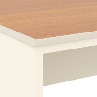 Conjunto De Escritório 2 Peças Tech Office Mesa E Aparador B - Off White E Cedro Off White E Cedro