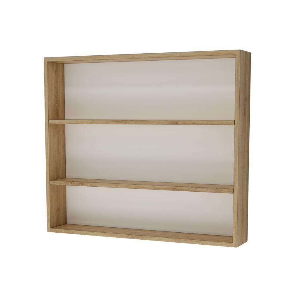 Conjunto Com Cuba Nature 90cm Estilare CNJ4033 Carvalho-verde - 3