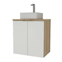 Gabinete Nature 60cm Estilare Gab4008 Carvalho/branco - 3